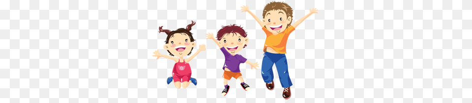 Animated Kids Party Pictures Group With Items, Baby, Person, Art, Head Png Image