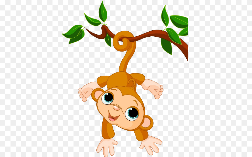 Animated Monkey In A Tree Clipart Clip Art Images, Cartoon, Animal, Wildlife Free Png