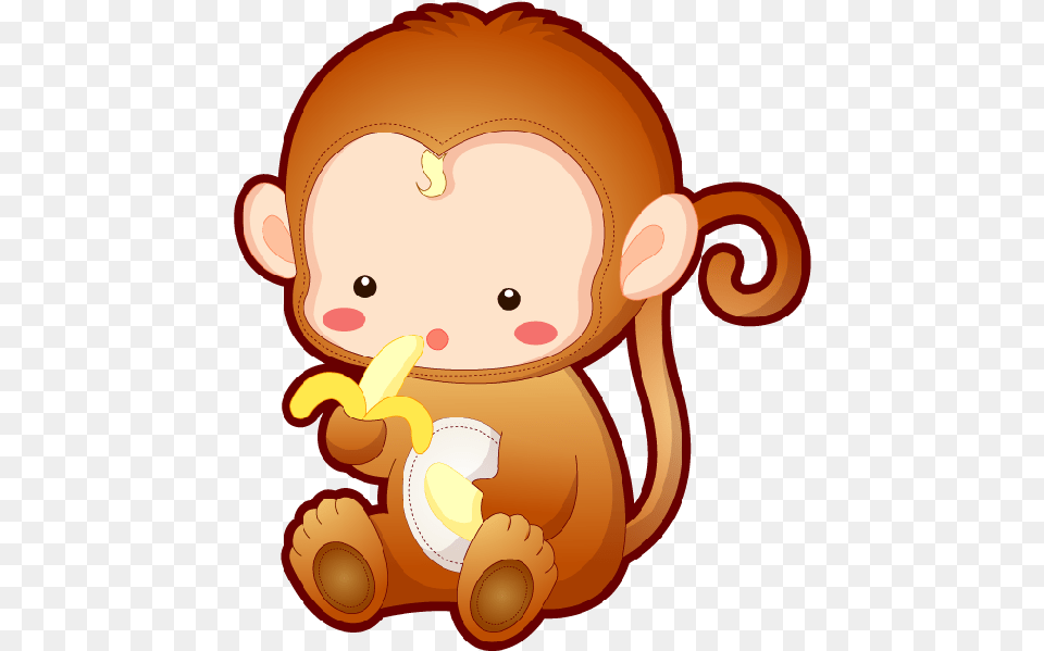 Animated Monkeys Pictures Baby Cute Cartoon Monkey, Face, Head, Person, Photography Free Png Download