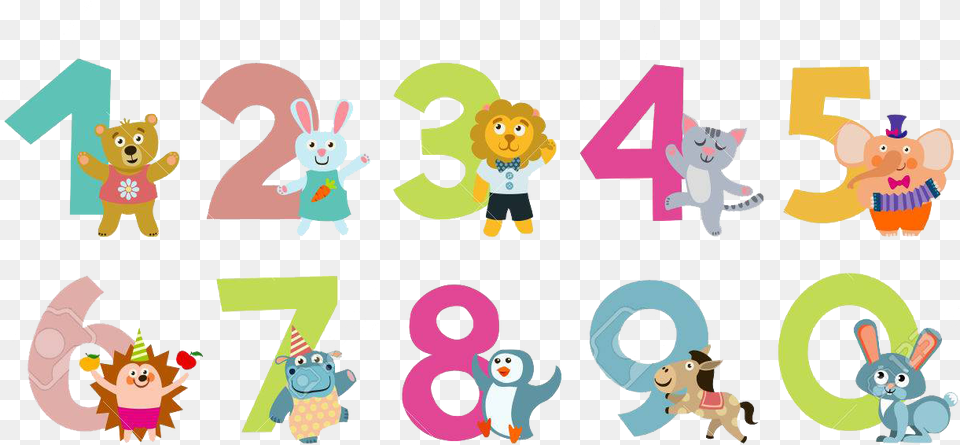 Animated Numbers 1 To, Number, Text, Symbol, Toy Free Transparent Png