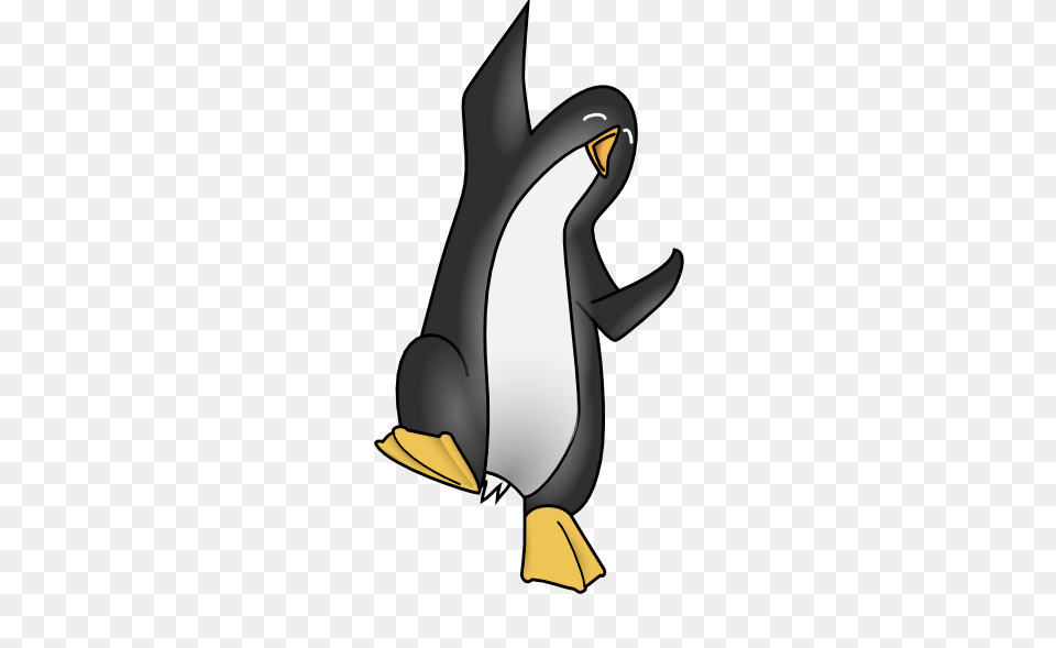 Animated Penguin Clipart, Animal, Bird, King Penguin Png Image