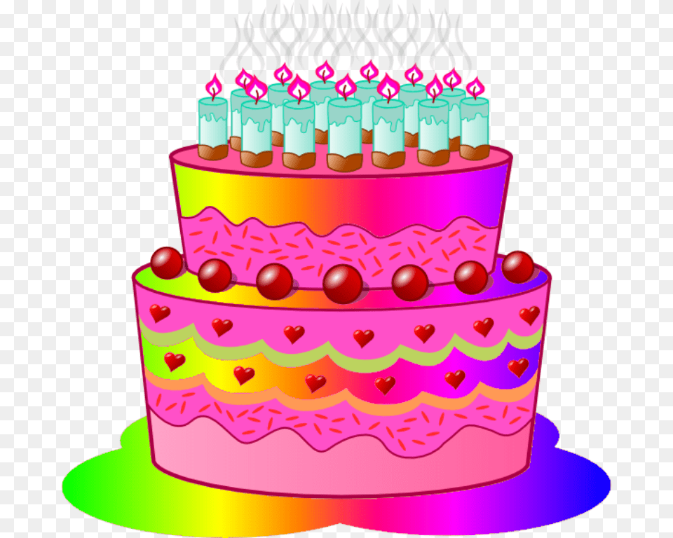 Animated Pics Recipe Pictures Of Cakes Otona Birthday Cake Clip Art, Birthday Cake, Cream, Dessert, Food Free Png Download