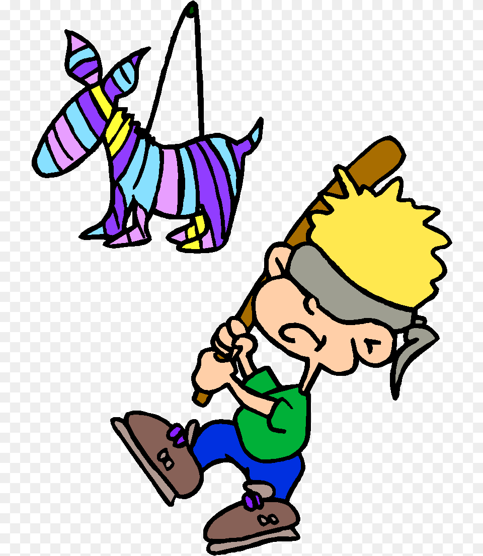 Animated Pinata Clipart 5 By Kyle Hitting A Pinata Clipart, Baby, Person, Cartoon, Animal Free Png Download