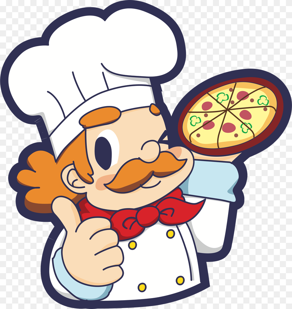 Animated Pizza Chef, Baby, Person, Cartoon Free Png