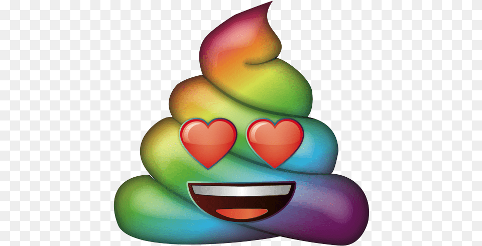 Animated Rainbow Poop Emoji Gif, Art, Graphics, Food, Sweets Png