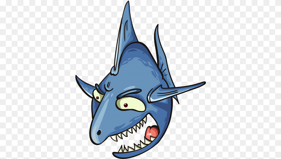 Animated Shark Fish, Animal, Sea Life Free Png