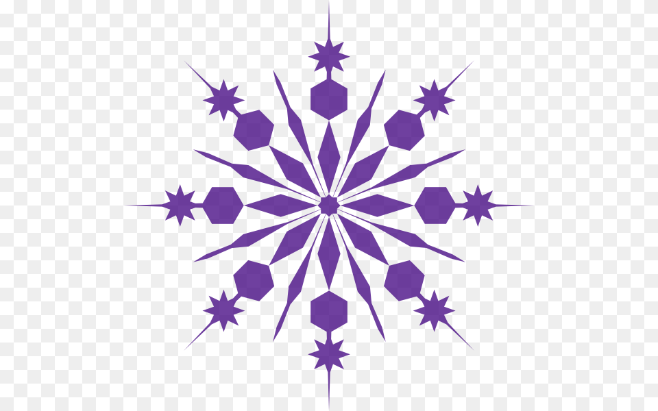 Animated Snowflakes Cliparts, Purple, Pattern, Nature, Outdoors Free Png Download