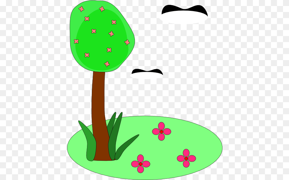 Animated Spring Clipart Clipart Best Clipart Best Tree And Flowers Cartoon, Flower, Plant Png