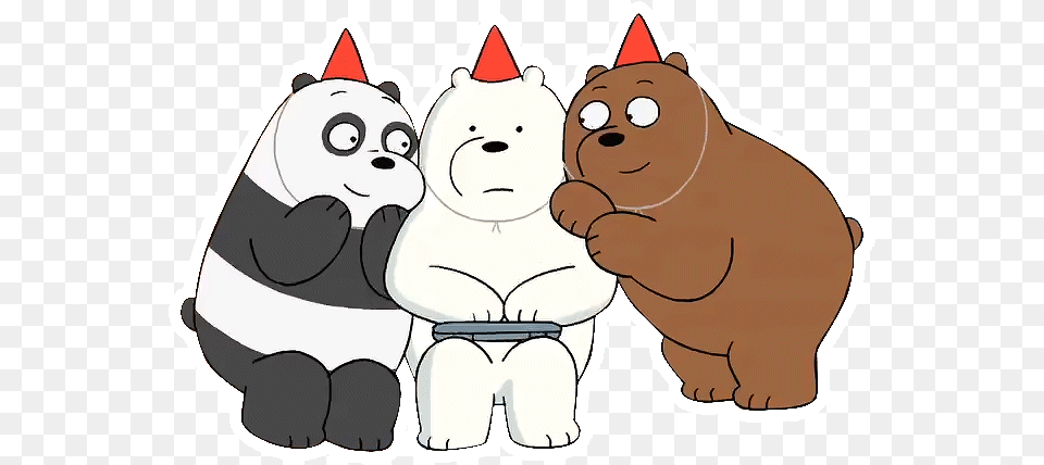 Animated We Bare Bears Gif, Animal, Bear, Mammal, Wildlife Free Png Download