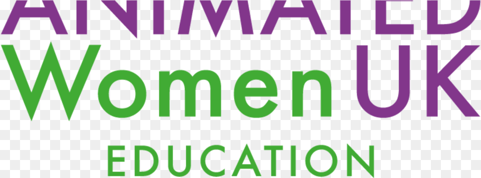 Animated Women Uk Education Graphic Design, Green, Purple, Text Png Image