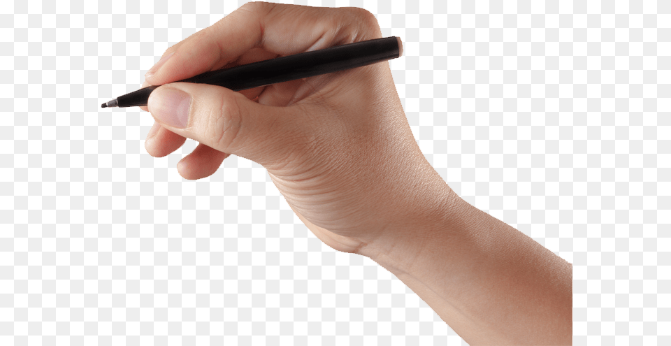 Animated Writing Hand, Pen, Adult, Female, Person Png