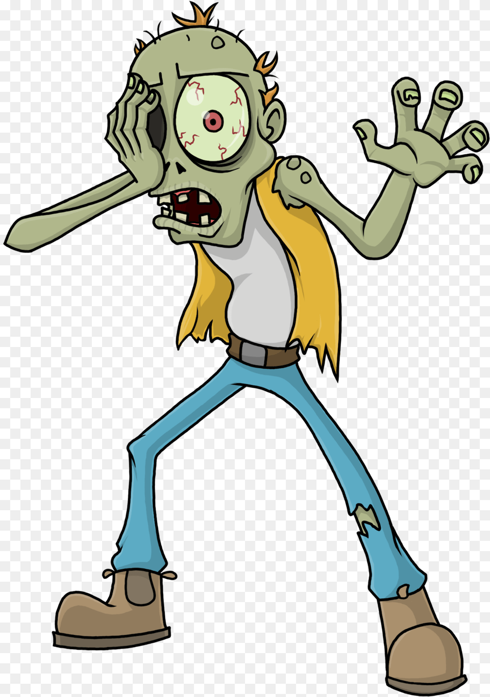 Animated Zombies Background Background Zombie Clipart, Person, Cartoon, Art, Face Png Image