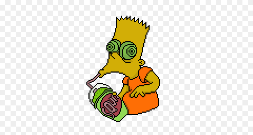 Animatedphoto Simpsons Tumblr Trippy Grunge Freetoedit, Baby, Person, Face, Head Png Image