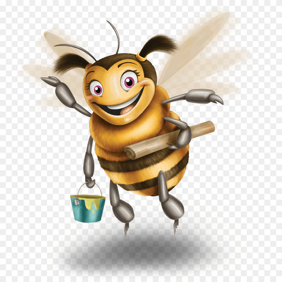 Animation Cliparts, Animal, Bee, Honey Bee, Insect Png Image