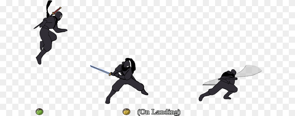 Animation Cycle Ninja Attack, Person, People, Adult, Woman Png Image