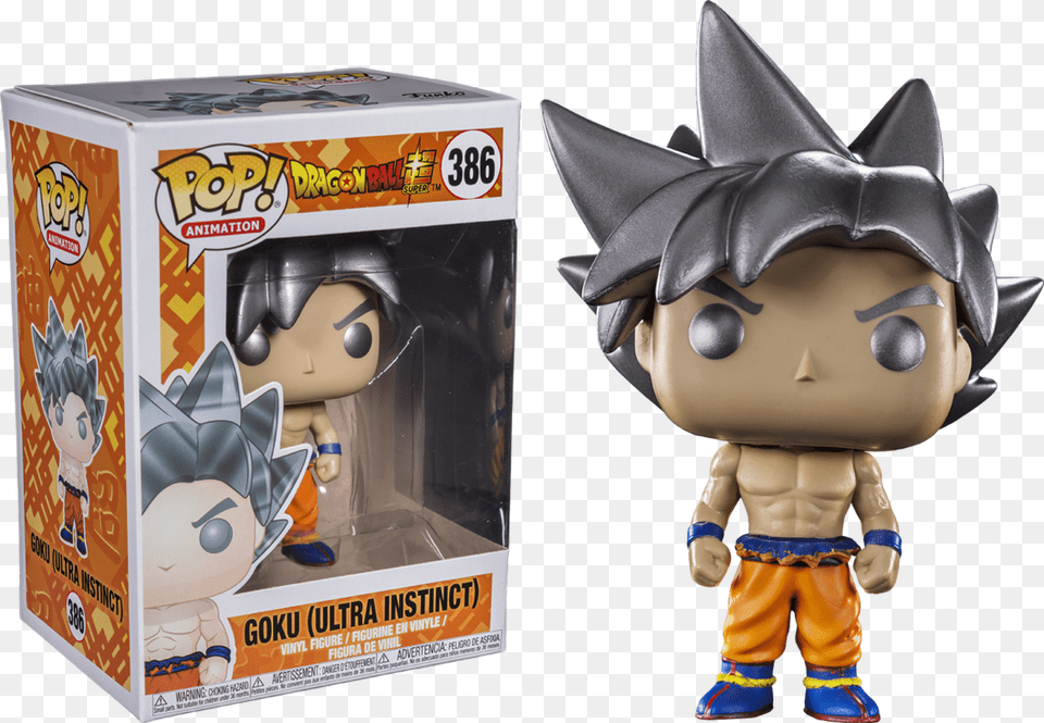 Animation Dragon Ball Super Goku Ultra Instinct Funko Pop Goku Ultra Instinct, Toy, Figurine, Person, Face Free Png Download