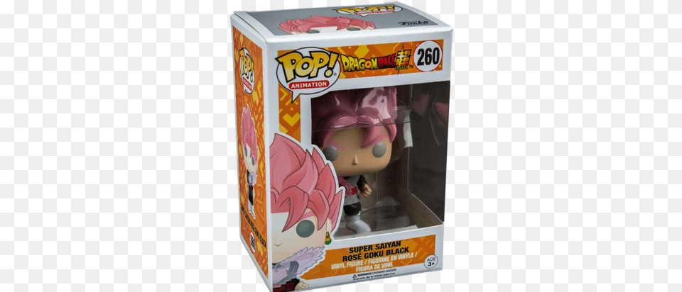 Animation Dragonball Z Super Saiyan Rose Goku Black 260 Pop Funko Pops De Dragon Ball Super, Baby, Person, Box, Toy Free Transparent Png