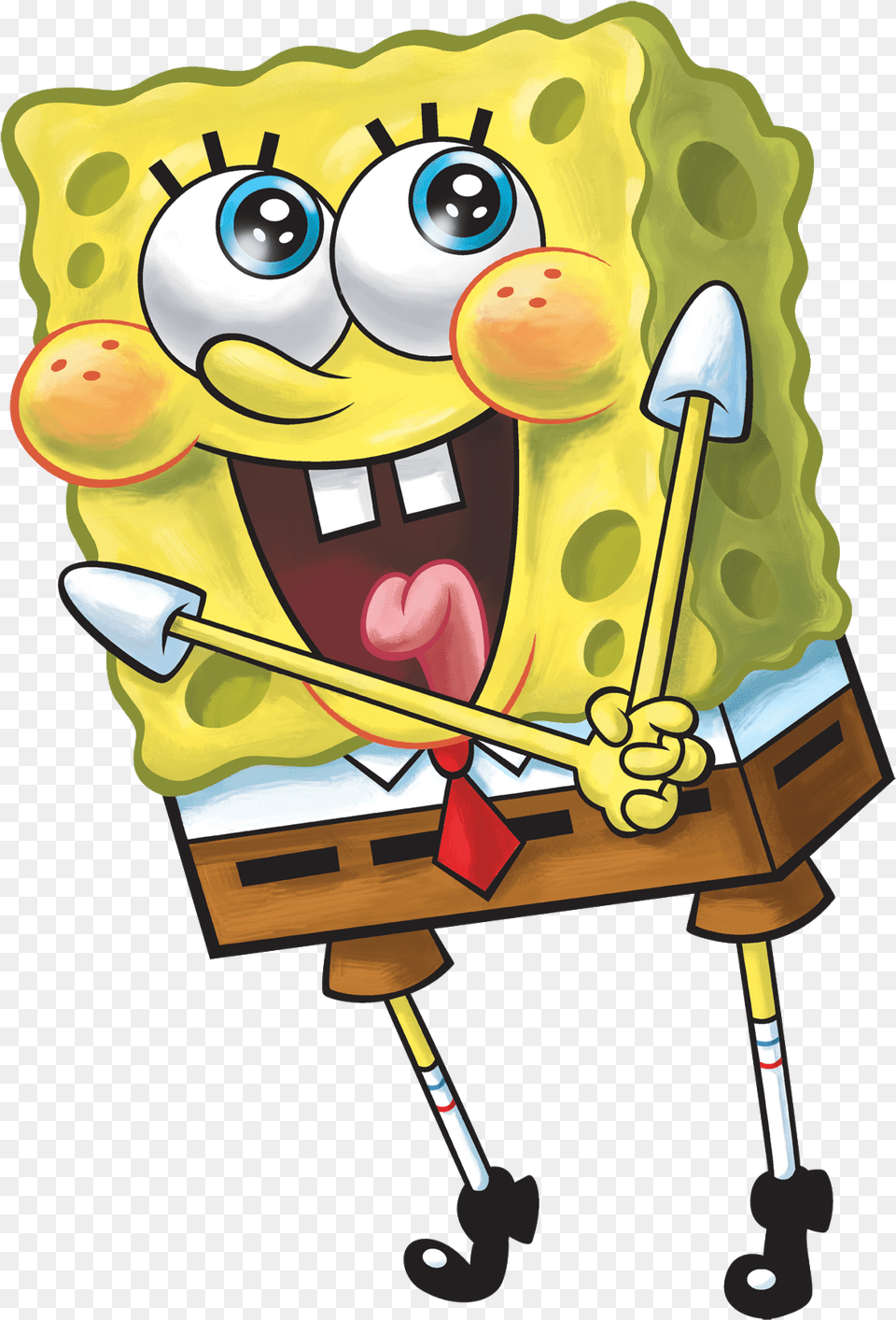 Animation Picture Sponge Bob Square Pants, Art, Painting, Device, Shovel Png Image