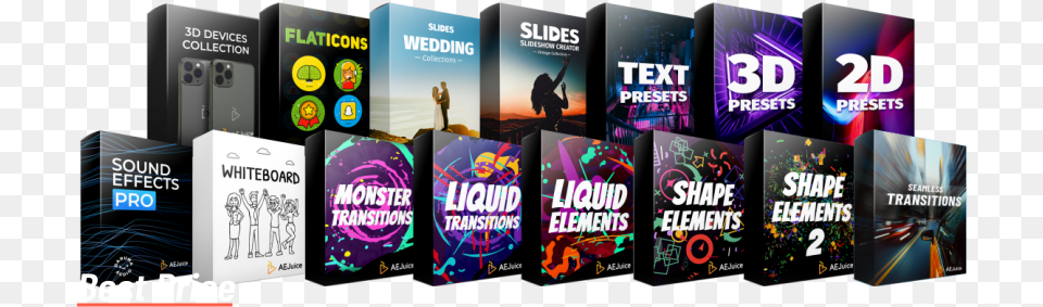 Animation Plugins And Presets For After Effects Aejuice Gadget, Advertisement, Book, Publication, Poster Free Png