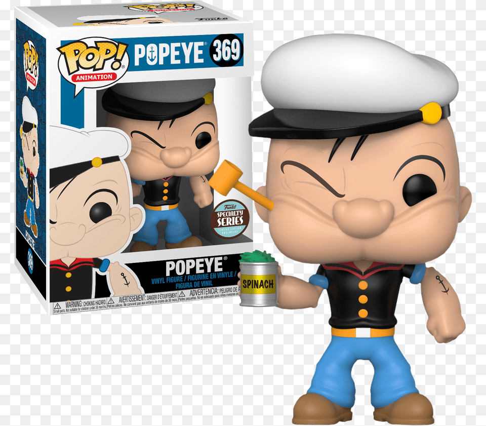 Animation Popeye Popeye Funko Pop Popeye, Baby, Person, Face, Head Free Png Download