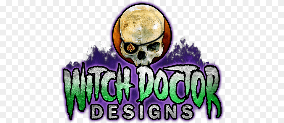 Animatronics Halloween Props Witch Doctor Designs Skull, Art, Purple Free Png