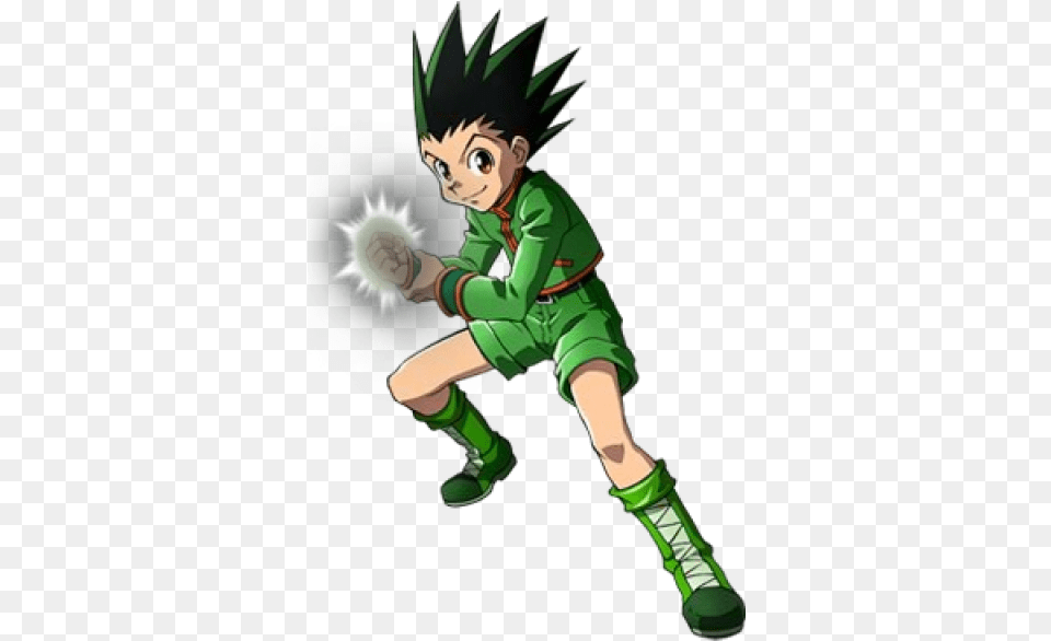 Anime And Vectors For Dlpngcom Hunter X Hunter Gon, Book, Comics, Publication, Boy Free Png