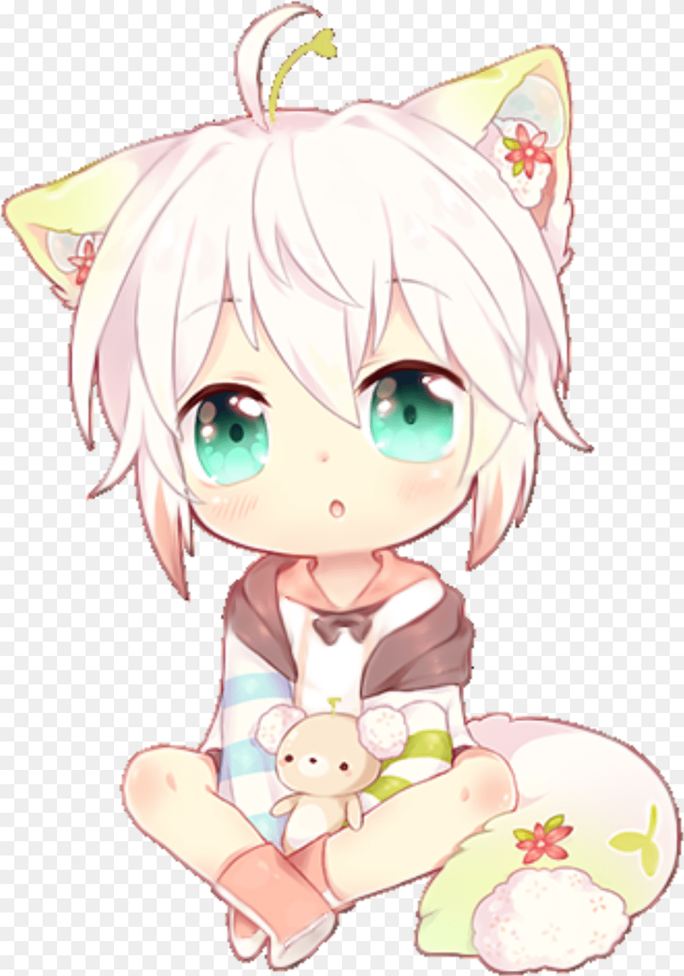 Anime Animeboy Cute Colorful Handpainted Acg Anime Chibi Cute Boy, Book, Comics, Publication, Baby Png