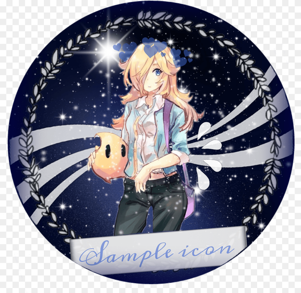 Anime Animeedit Animegirl Sticker By Skillzkill Super Mario Galaxy Icon, Publication, Book, Comics, Photography Free Png Download