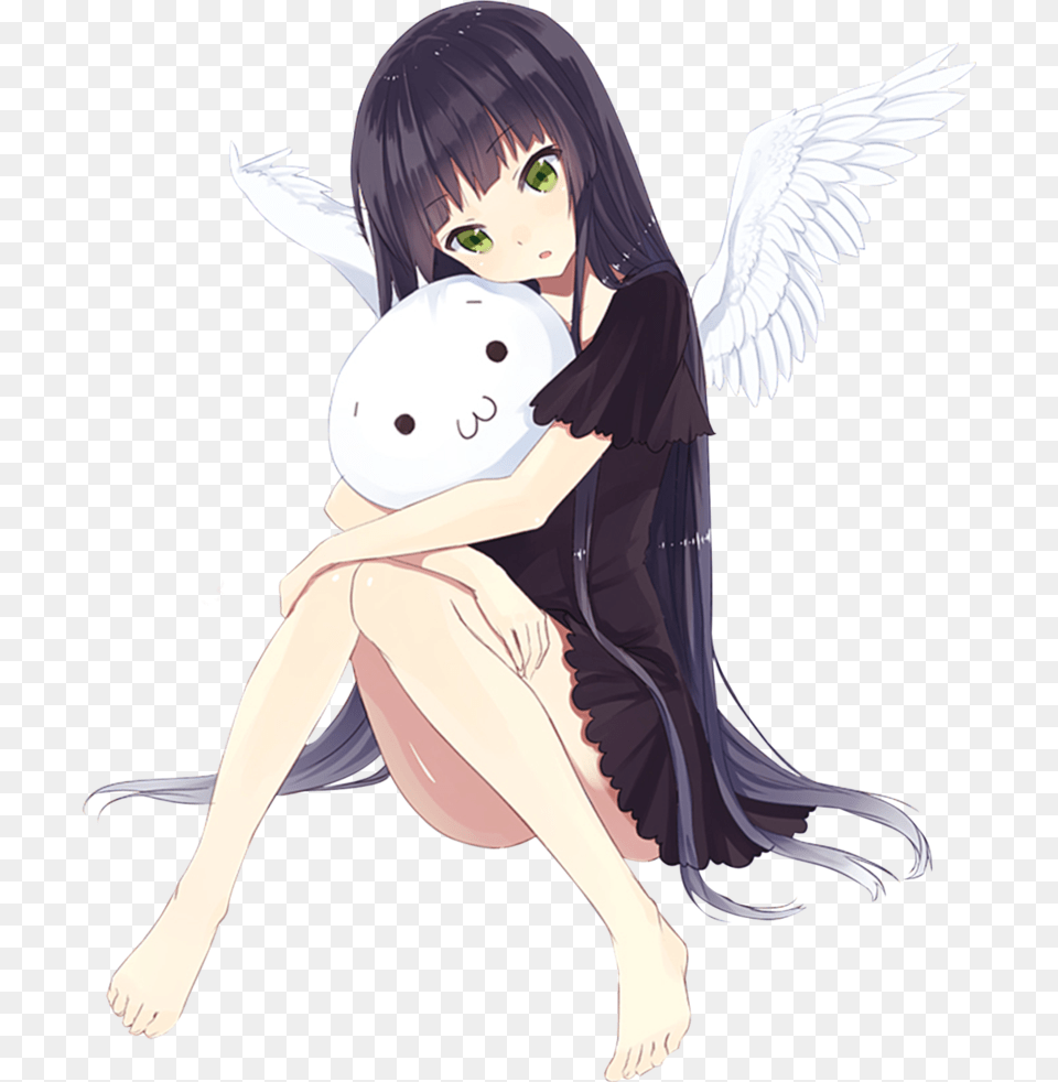 Anime Animegirl Angel Adorible Cute Sexy, Book, Comics, Publication, Adult Free Png