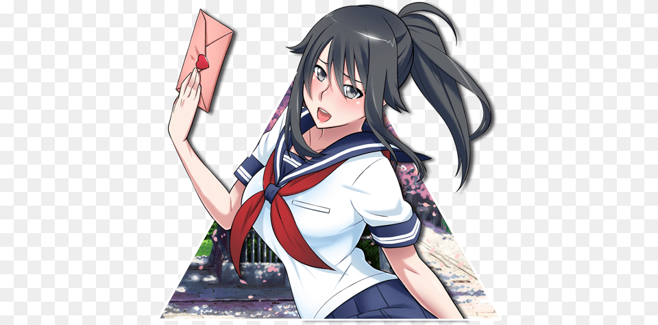 Anime Art Gamebanana Sprays Ayano Aishi, Book, Comics, Publication, Manga Free Transparent Png