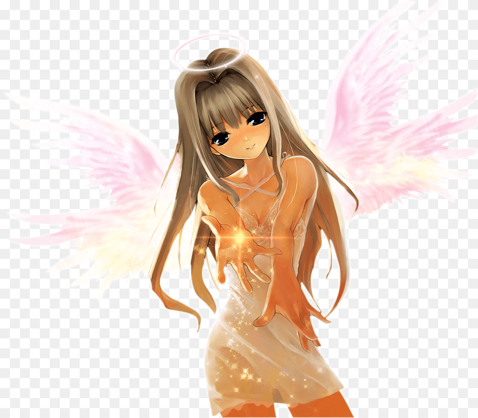 Anime Beautiful Girl Angel, Adult, Female, Person, Woman Free Png