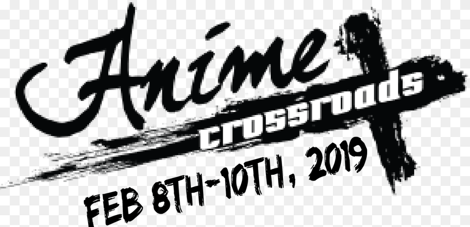Anime Black And White Logo Download Anime Crossroads Logo, Text Free Png