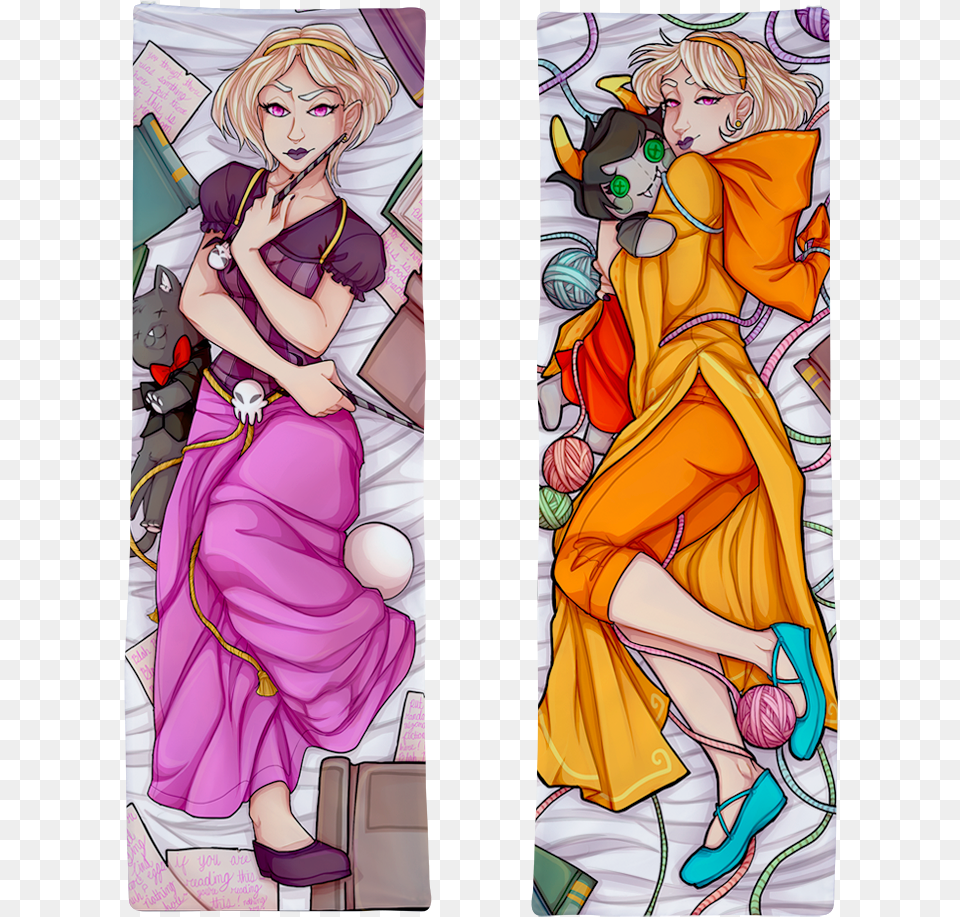 Anime Body Pillow Roxy Body Pillow, Publication, Book, Comics, Adult Free Transparent Png