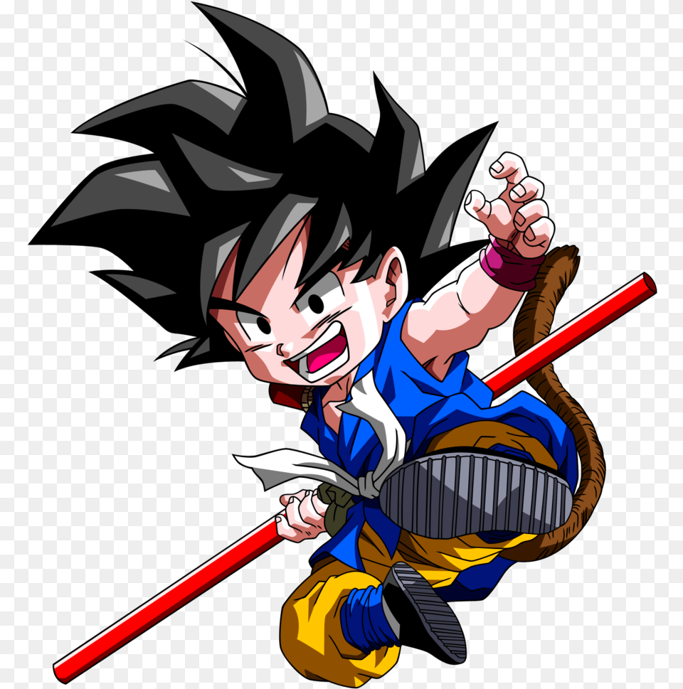 Anime Boy And Dragon Ball Comment Dessiner Chibi Goku, Book, Comics, Publication, Person Free Transparent Png