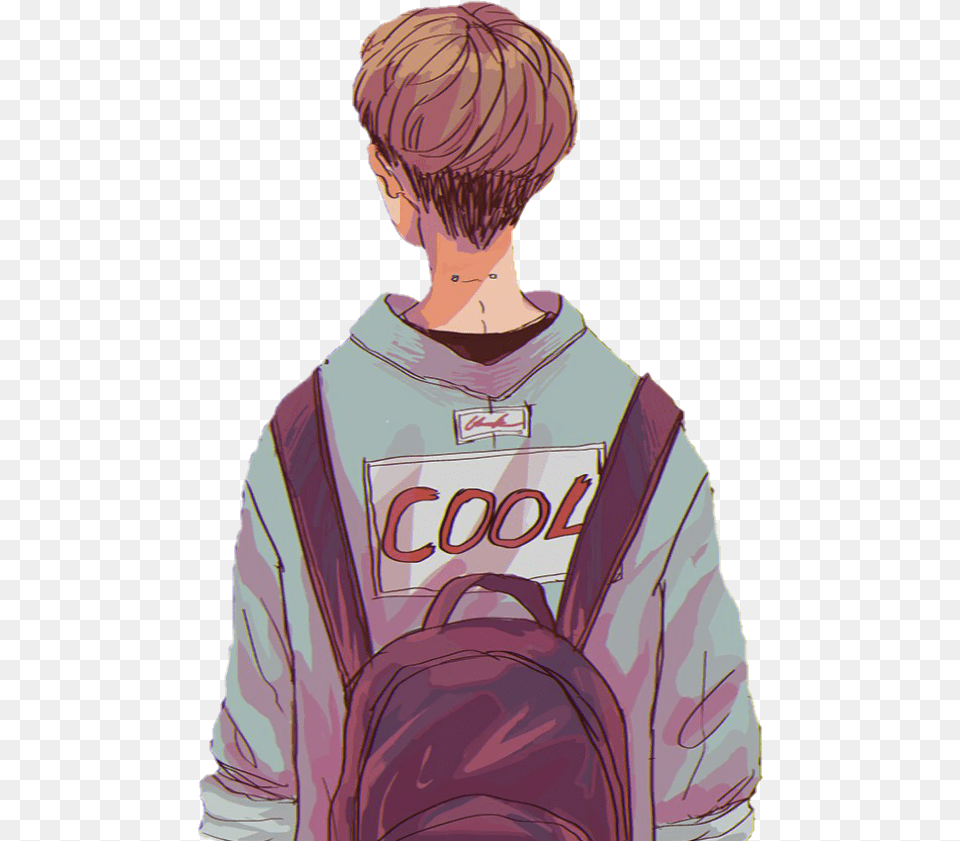 Anime Boy Animeboy Grunge Icon Overlay Sticker Tumblr Vintage Aesthetic Tumblr, Adult, Person, Man, Male Free Png Download