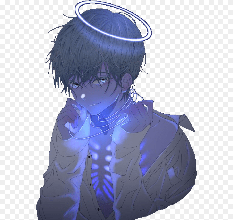 Anime Boy Blue Icon Cute Anime Bois, Adult, Person, Man, Male Png Image