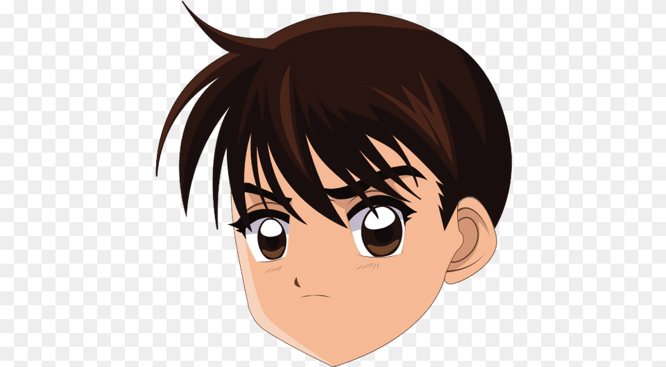 Anime Boy Canva Hair Design, Book, Comics, Publication, Person Png