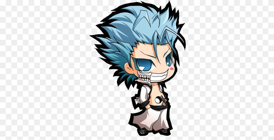 Anime Boy Chibi 4 Bleach Chibi, Book, Comics, Manga, Publication Png