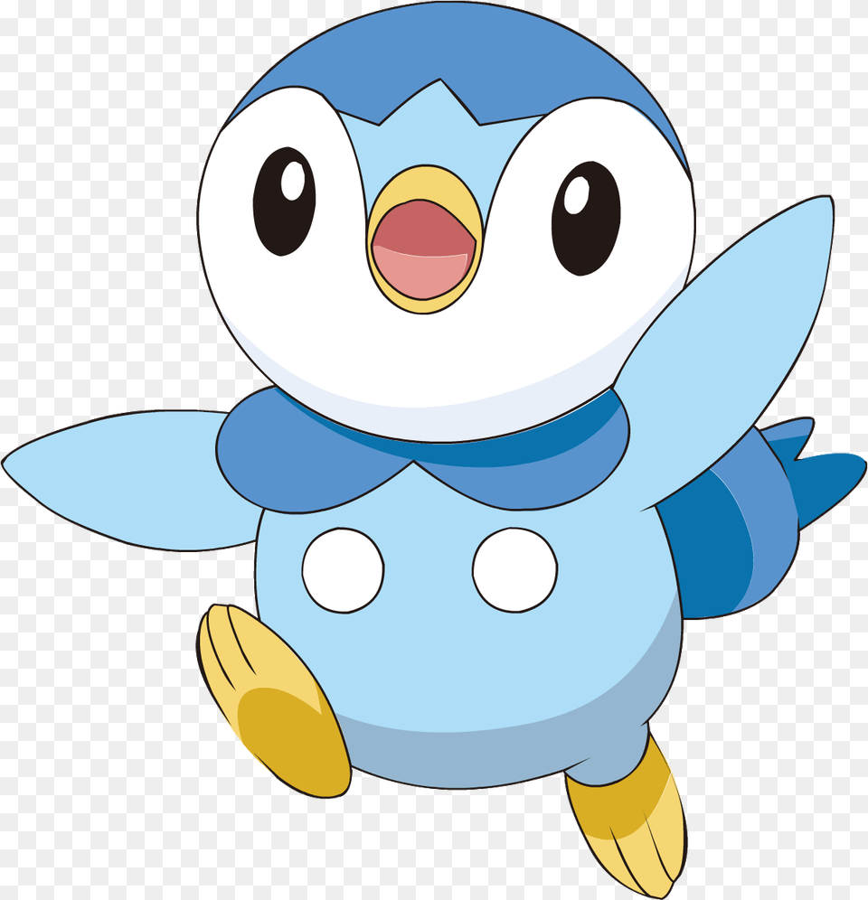 Anime Boy Clipart Goth Pokemon Piplup, Plush, Toy, Animal, Fish Free Png Download