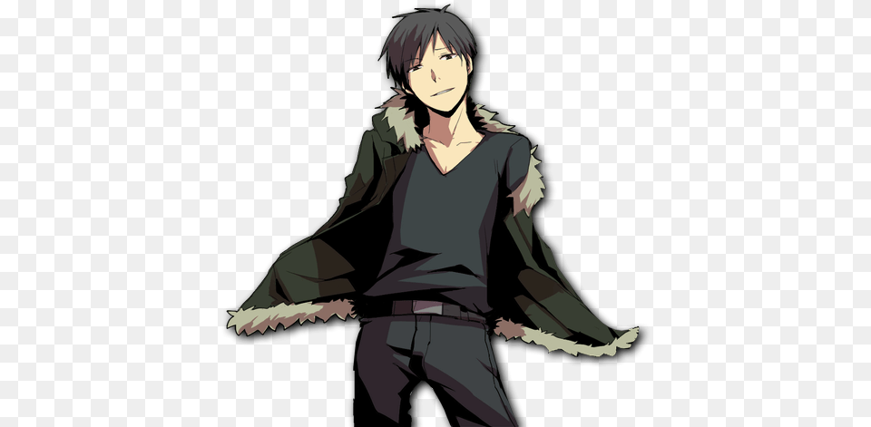 Anime Boy Clipart Trench Coat Anime Characters With Coats, Publication, Book, Comics, Adult Free Png