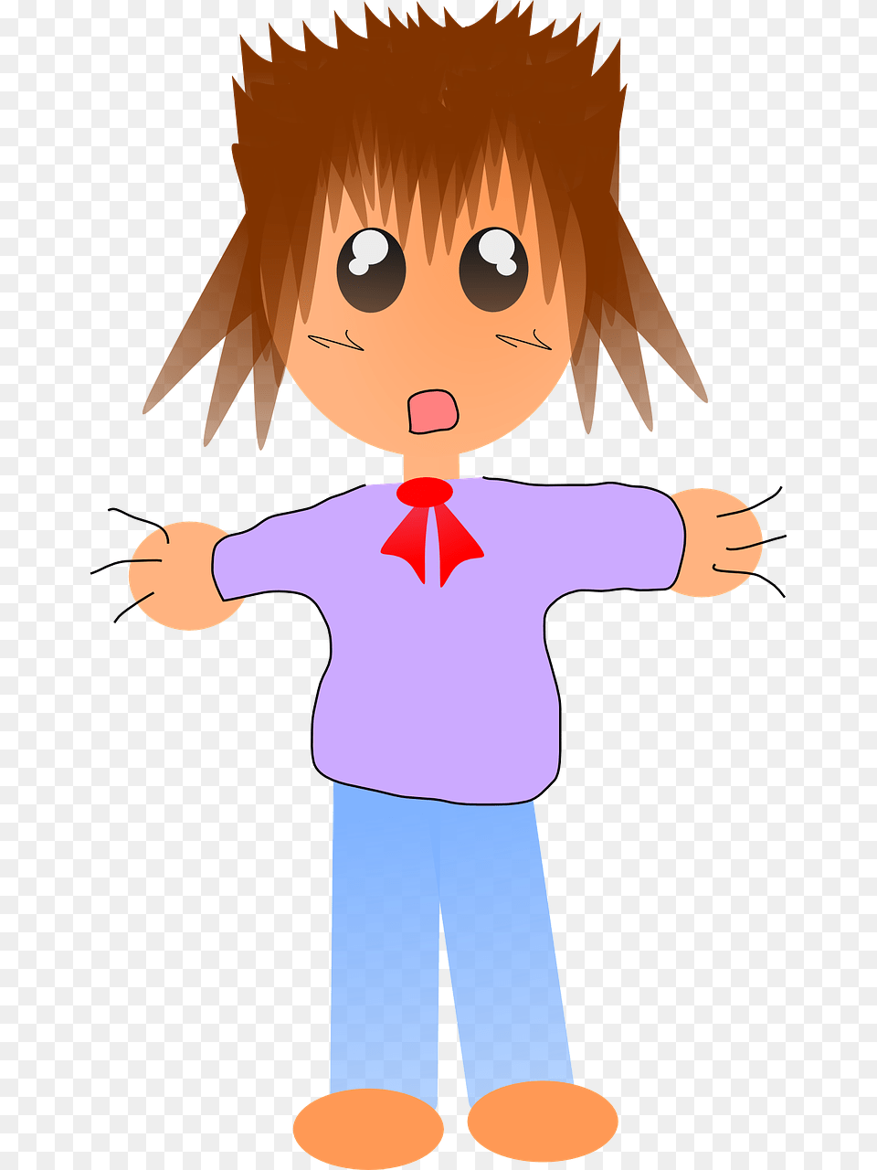 Anime Boy Male People Shocked Gambar Anime Anak Lakilaki, Baby, Book, Comics, Person Free Transparent Png