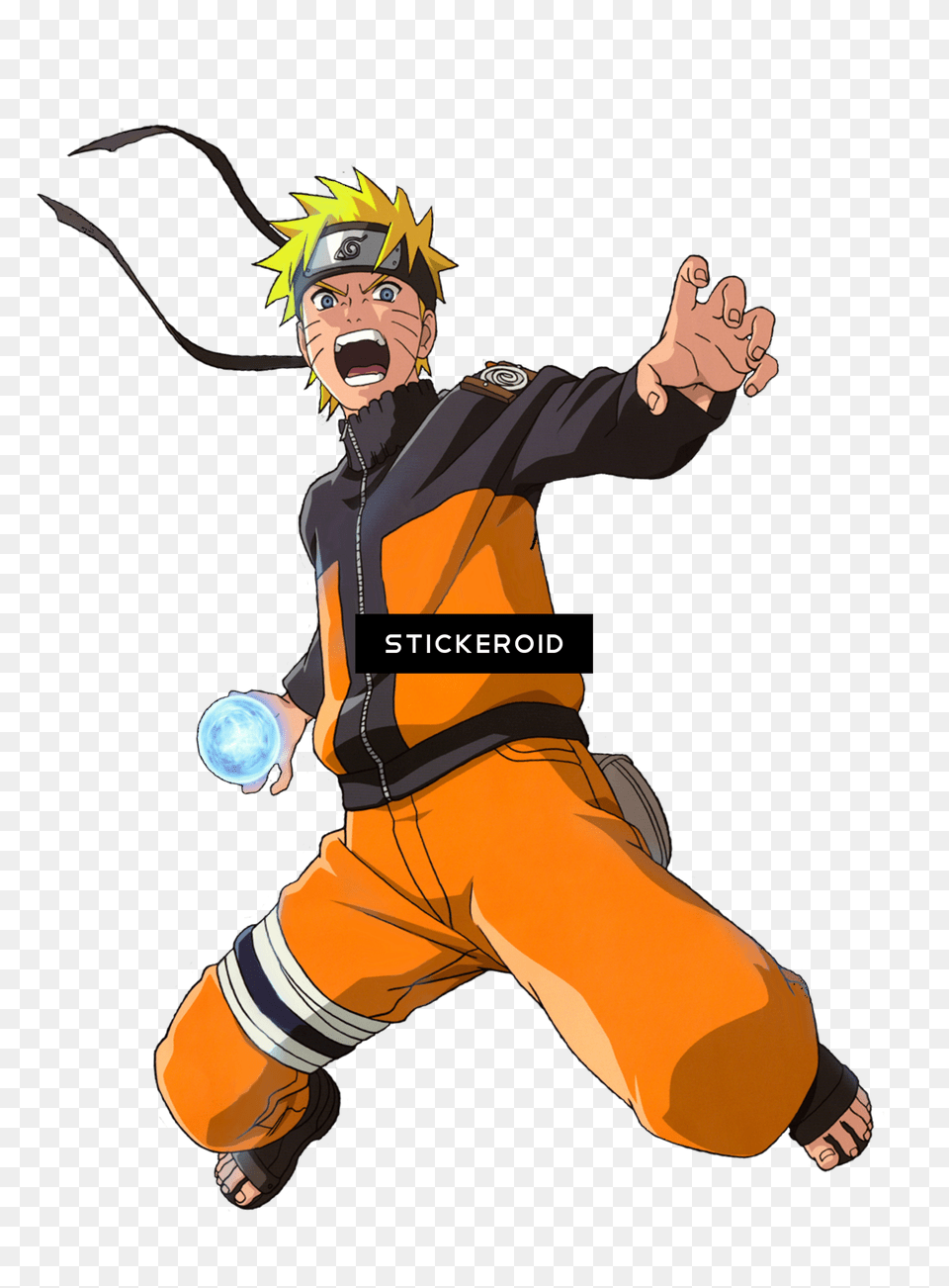 Anime Boy Naruto With White Background, Book, Publication, Comics, Adult Png