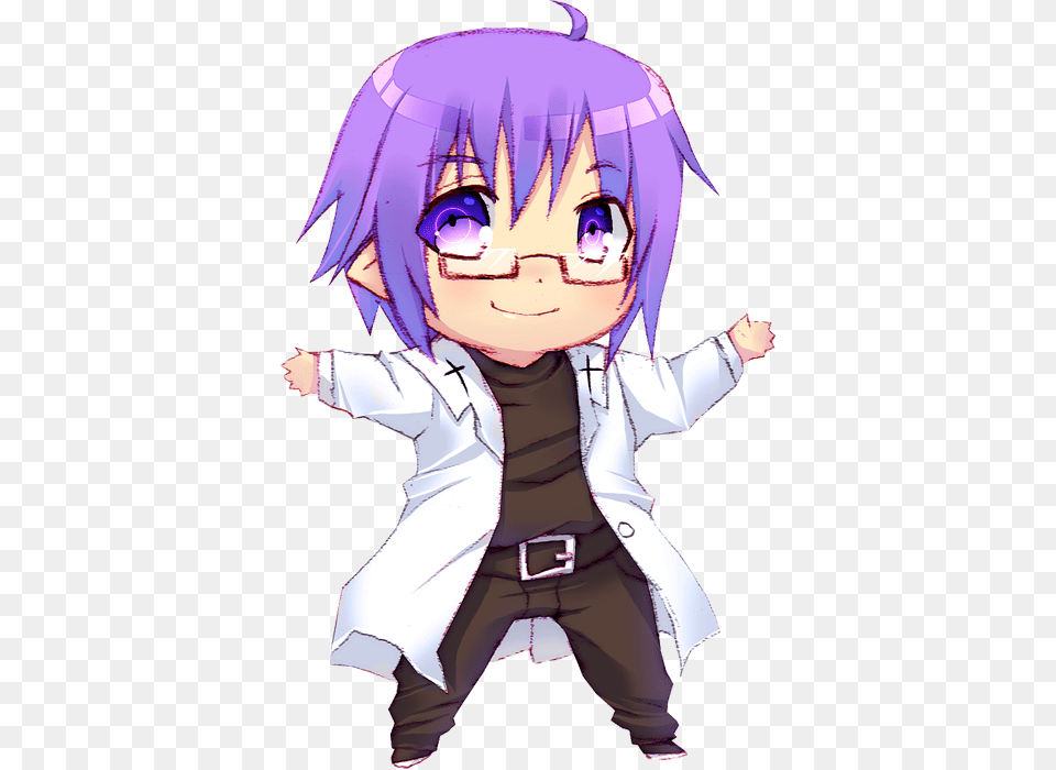 Anime Boy Nerd, Book, Comics, Publication, Baby Free Transparent Png