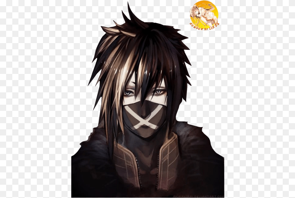 Anime Boy Photo Anime Boy With Mask, Publication, Book, Comics, Adult Png