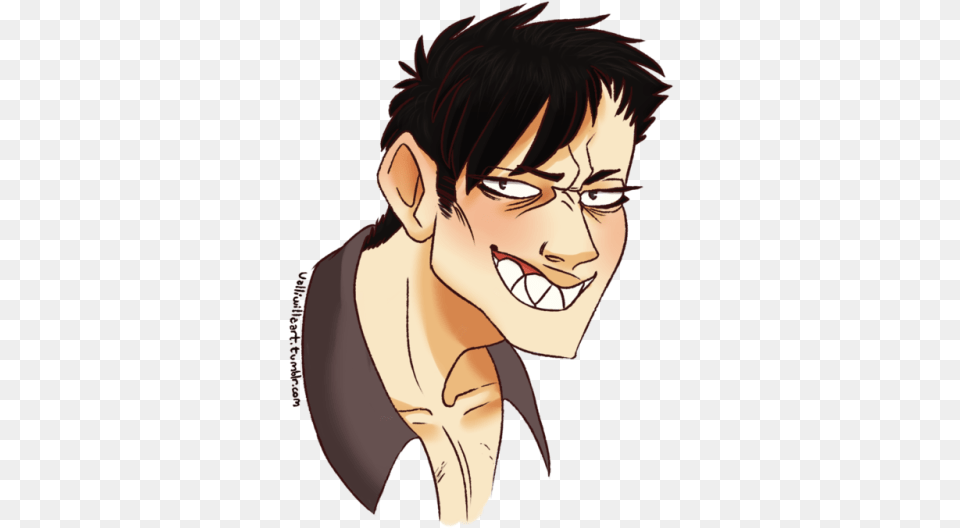 Anime Boy Sharp Teeth Monster Teeth Anime Oc, Adult, Book, Comics, Female Free Transparent Png