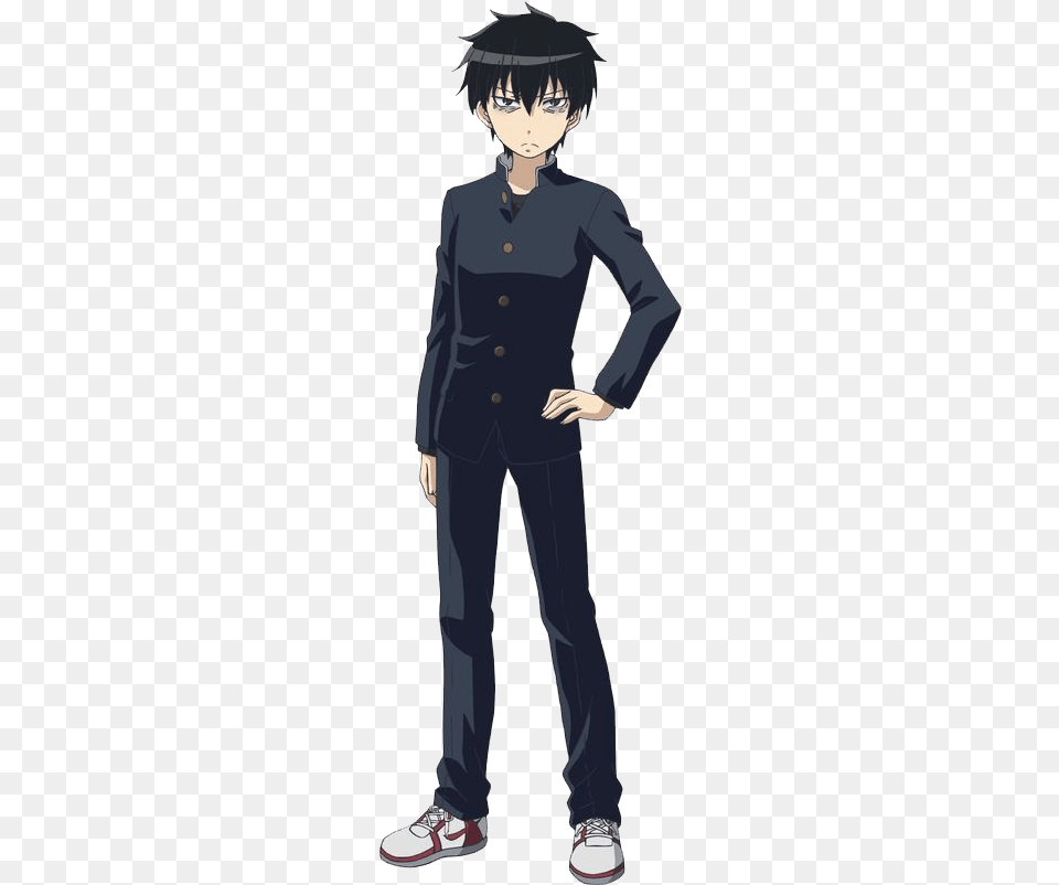 Anime Boy With Bags Under Eyes, Suit, Publication, Book, Clothing Free Png