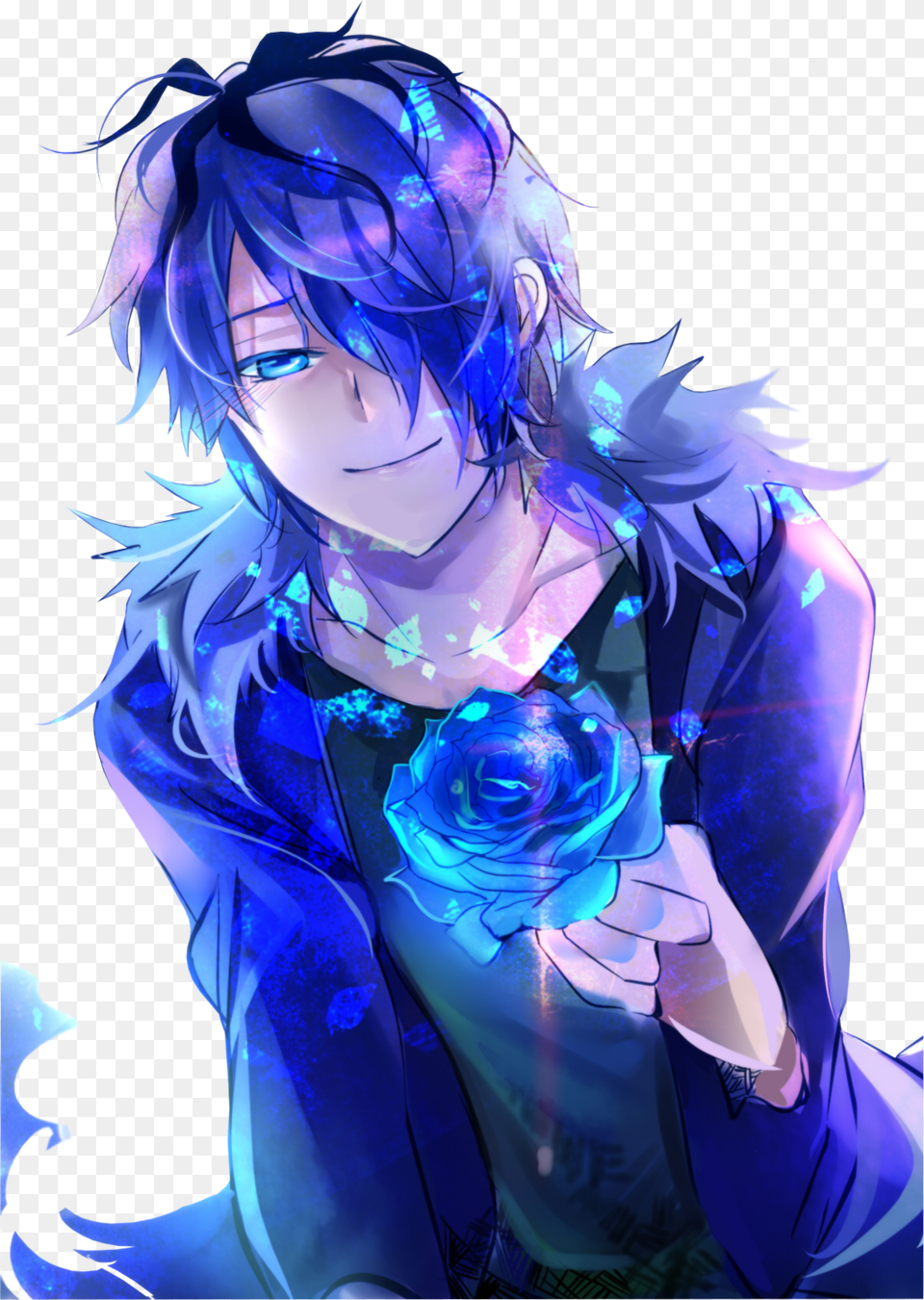 Anime Boy With Long Hair Ib Garry, Adult, Publication, Person, Woman Png Image