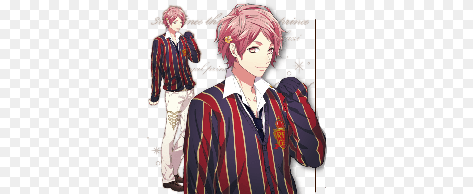 Anime Boy With Pink Hair, Publication, Book, Comics, Adult Free Transparent Png