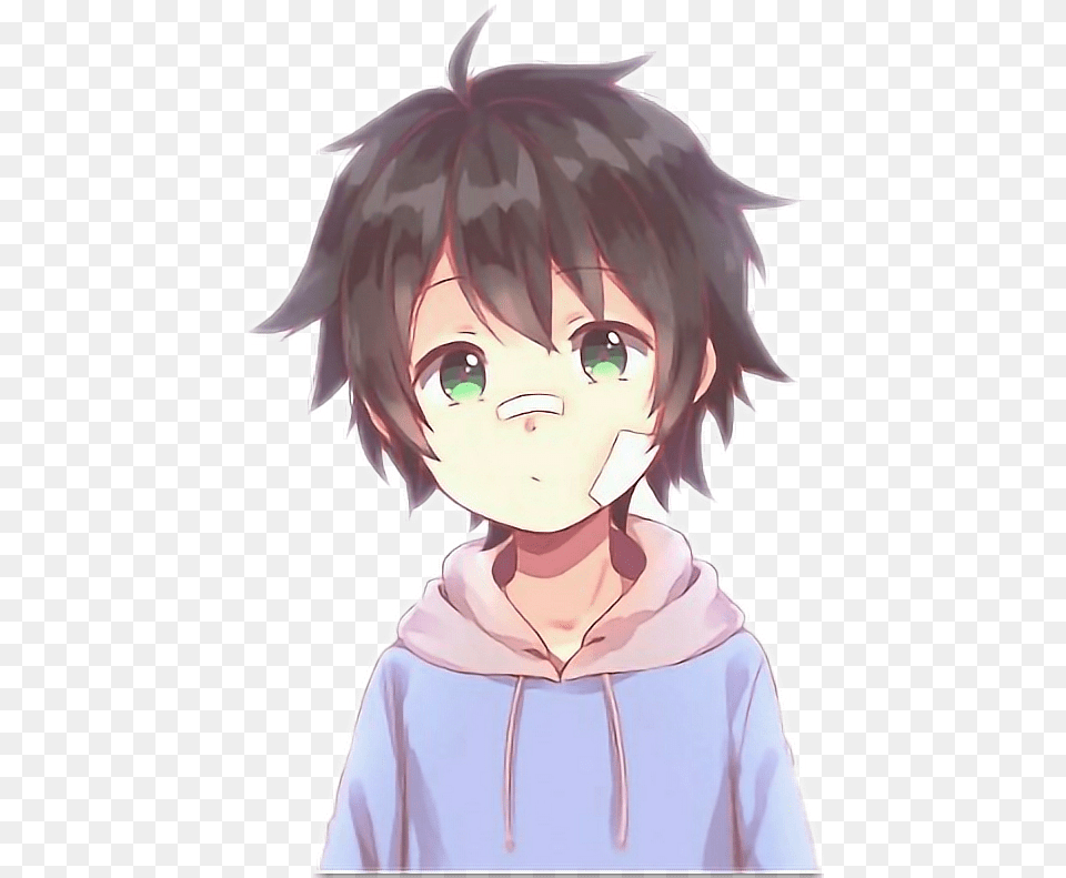 Anime Boys Cute Kawaii Manga Japan Cute Anime Boy, Book, Comics, Publication, Baby Free Png