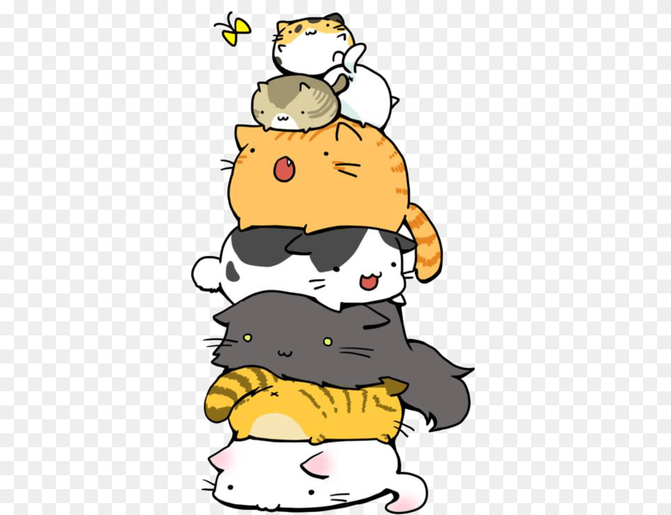 Anime Cat Anime Cat Wallpaper Iphone, Food, Cream, Dessert, Ice Cream Free Png Download